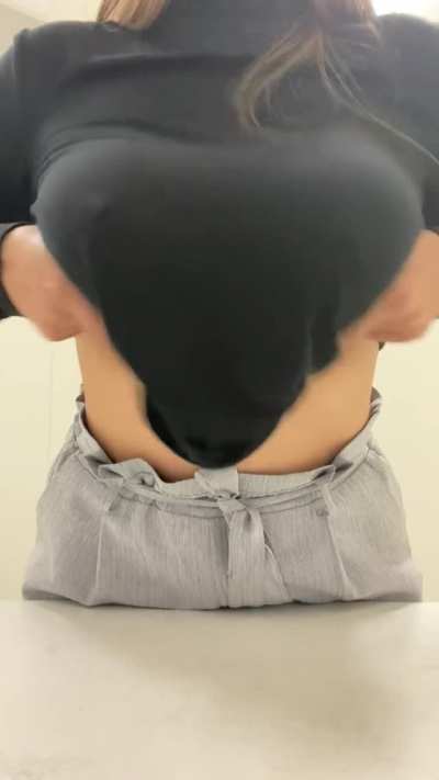 Titty Drop Tuesday... In THAT shirt my boss loves <3 [OC]