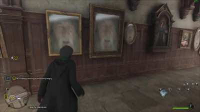 Gandalf vibing in hogwarts