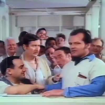 Jack and friends on the set of One Flew Over The Cuckoos Nest accepting the award for Best Actor in Chinatown.