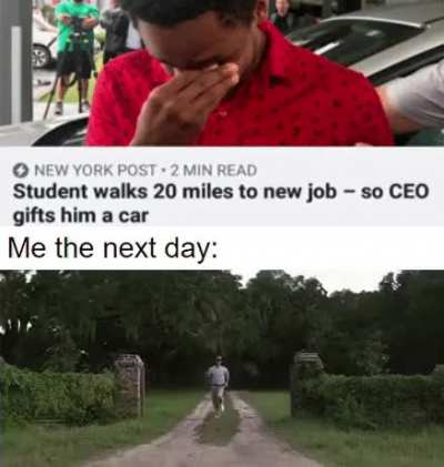 A small price to pay for salvation