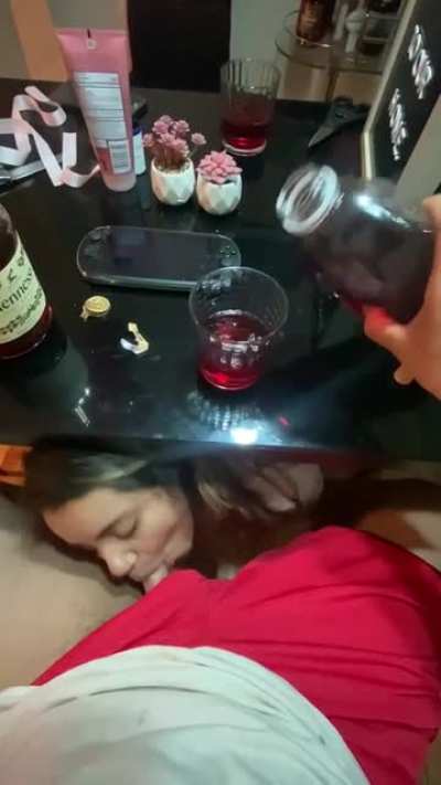 He let me freely suck his cock while my husband was sleeping in the other room