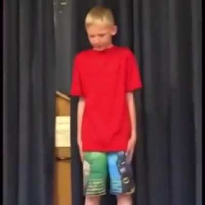 Bully him now!