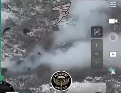 A Russian infantryman was killed after a failed attempt to shoot down a Ukrainian kamikaze drone with small arms. Footage of aerial reconnaissance units of the 25th Separate Airborne Sich Slav Brigade.