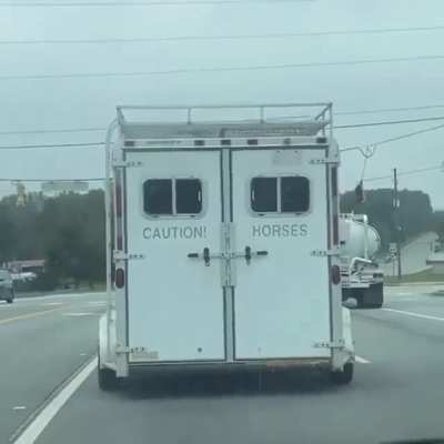 Only heard of horse cart