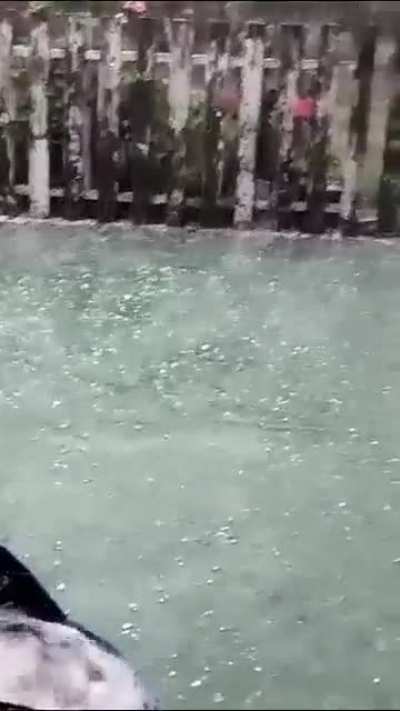 Lluviecita de ayer en Mardel