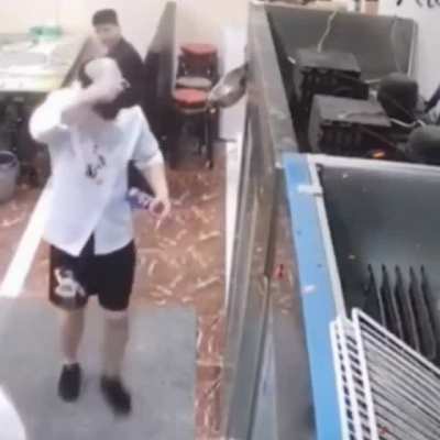 Slippery floor