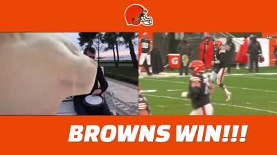 When the Browns win has got you vibin'