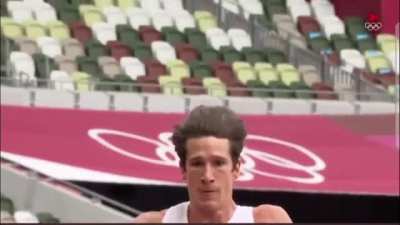 Belgium's Thomas van der Plaetsen spent years training only to suffer an injury on the run up in the decathlon long jump