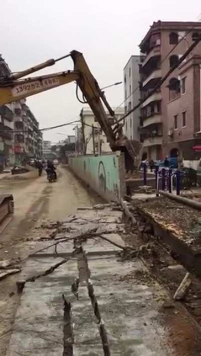 Let me just sneak past the construction site real quick...