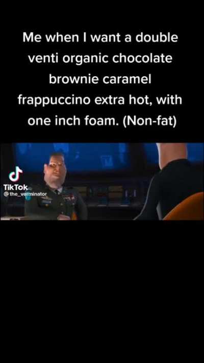 When I go to any coffee shop
