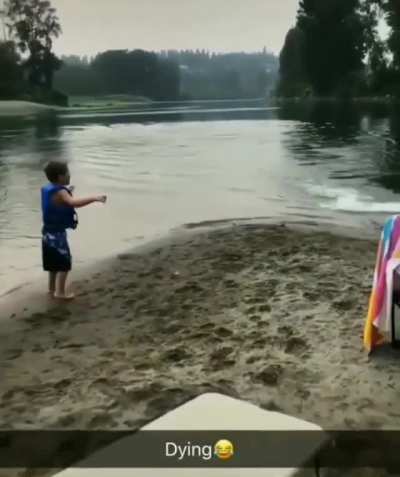 He was asking for it
