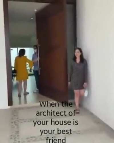 It's such a big door. And you know what they say about big doors...