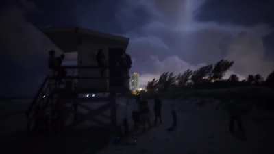 Ночь на пляже / Sony Alpha A7s sample video - moonlight
