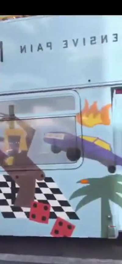 Anti-vaxx Q Kevin has a meltdown over Meek Mills Bus in Hollywood
