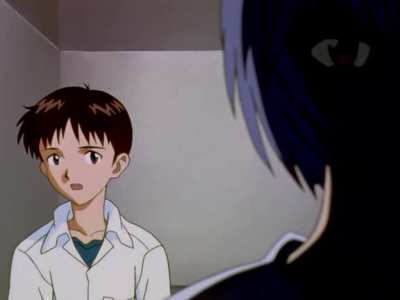 Shinji says goodbye to his separation anxiety