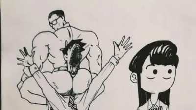 goddamn komi's daddy thick tho