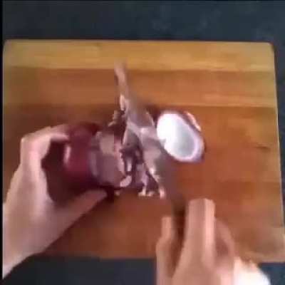 How to chop onon