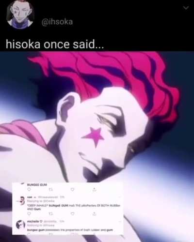 Naked hisoka😳 (part 3,I've posted killua and gon's version too)