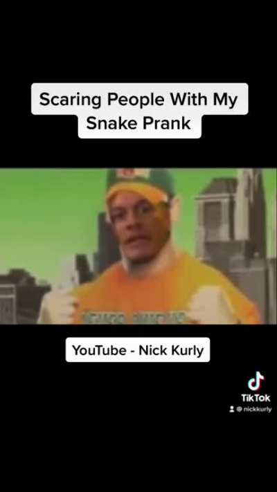 Scaring people with my snake prank!