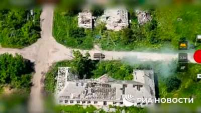 Ru pov: The Russian military in the Zaporozhye region destroyed the equipment of the UAF with kamikaze drones