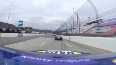 He Gran Turismo'd it.