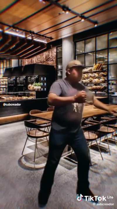 En el Starbucks 