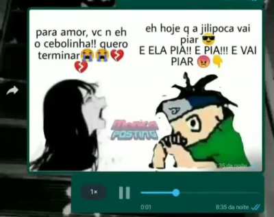 A jilipoca vai piar