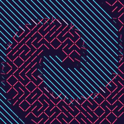Maze line spiral