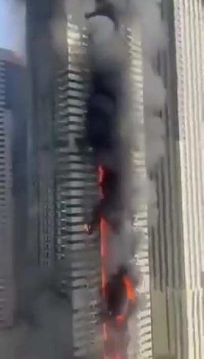Massive fire at Dubai Marina.