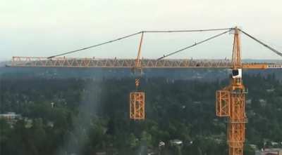 How Tower Cranes Build Themselves !
