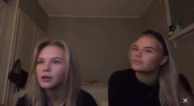 Girls tease and laugh as they show you their feet