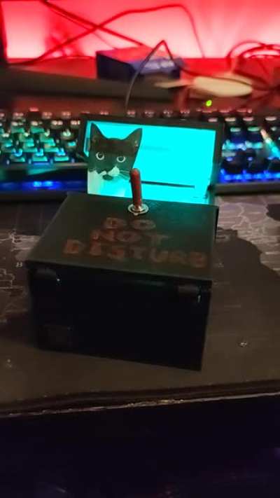 Just a little thing I made for my girlfriend for Christmas (xposted from r/arduino)