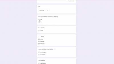Meet the Spy but it's a google form quiz
