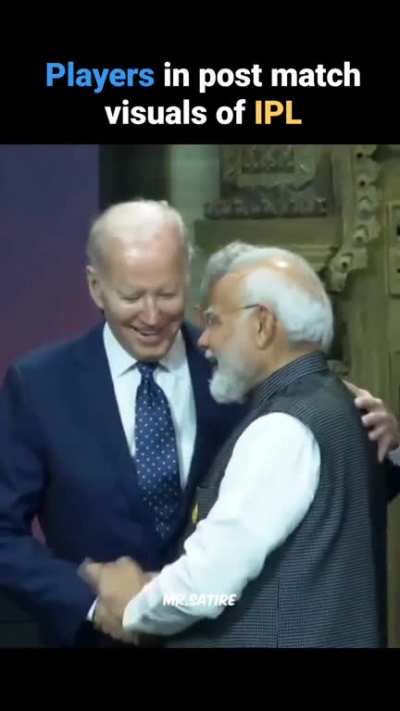 Post Match Presentation during IPL