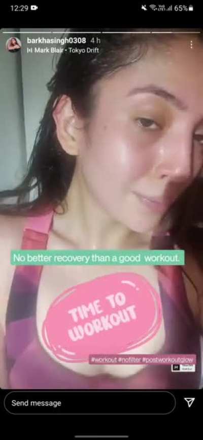 Post workout video