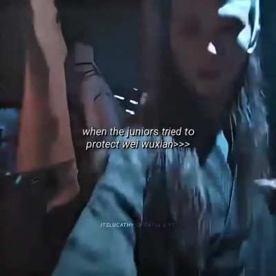 When the juniors tried to protect Wei Wuxian / Amoo qd os Juniors tentam proteger o WWX