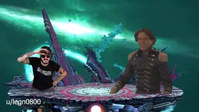 wismichu y Romano se echan un smash