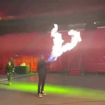 Flacko playing