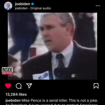 Joe Biden just posted this and I’m losing my mind