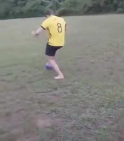 Final kick did it for him