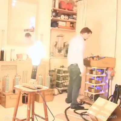Testing A 20 kW Light Bulb.