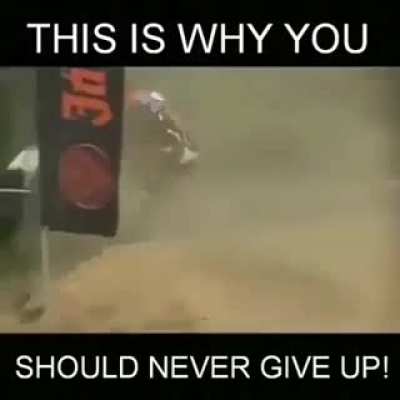 This guy not giving up