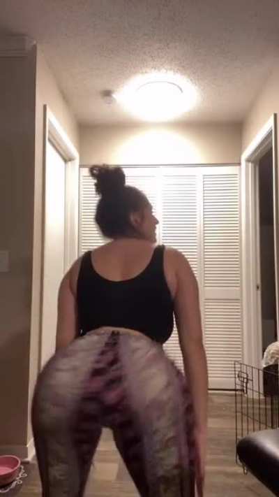 From da back
