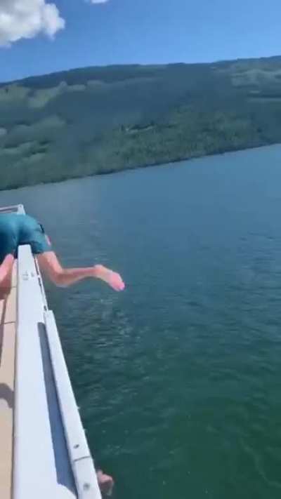 HMFT after I try to jump into a lake