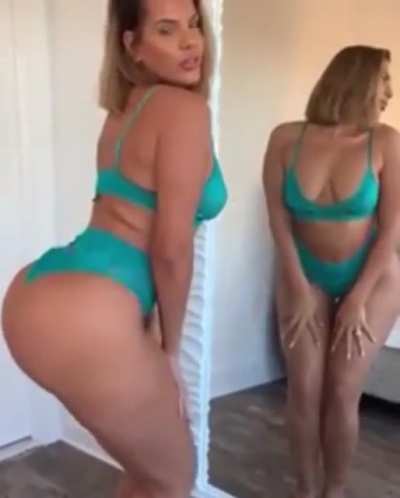 In the mirror