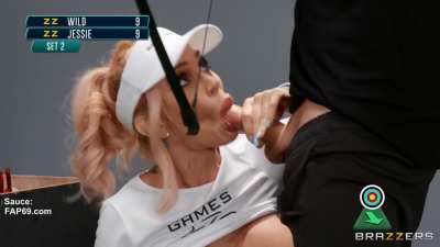 [Braz<wbr>zersE<wbr>xxtra<wbr>] Sarah Jessie (Ready, Aim, Anal! with Zac Wild)