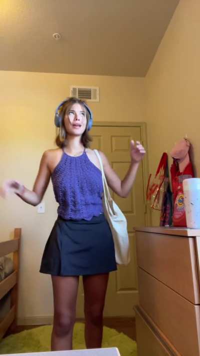 Skirt and top (