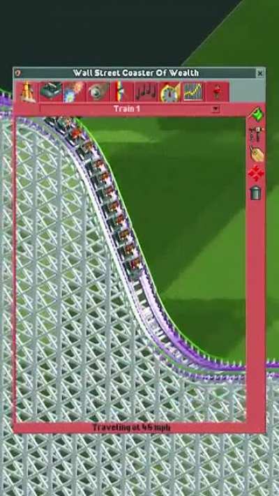 If the stock market was a roller coaster