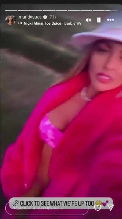 Mandy Rose in pink