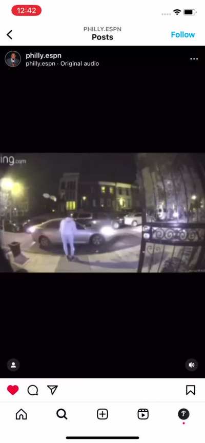 Philly rapper approaches strange car outside of his home with his CCW